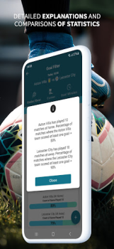 Scaricare Goal Filter - Football Stats Lo sport per Android Screenshot 5