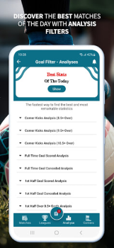 Scaricare Goal Filter - Football Stats Lo sport per Android Screenshot 6