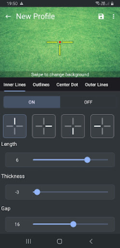 Scaricare Custom Crosshair Lavoro per Android Screenshot 2