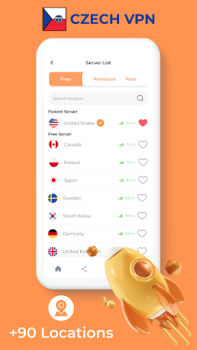 Scaricare Czech Republic VPN Fast Proxy Strumenti per Android Screenshot 3
