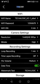 Scaricare HC-1 Helmet Cam Strumenti per Android Screenshot 3