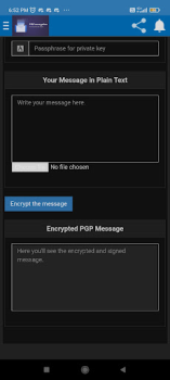 Scaricare Pgp Encrypter Strumenti per Android Screenshot 3