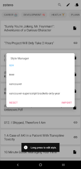 Scaricare BibTex Manager Lavoro per Android Screenshot 3