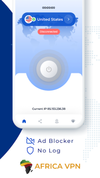 Scaricare Africa VPN - Get Africa IP Strumenti per Android Screenshot 2