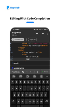 Scaricare HopWeb: Edit & Run PHP/HTML Strumenti per Android Screenshot 2