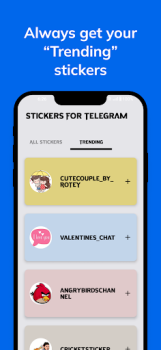 Scaricare Stickers For Telegram Strumenti per Android Screenshot 2