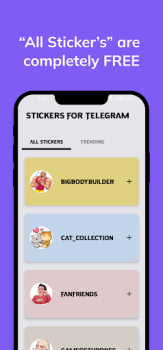 Scaricare Stickers For Telegram Strumenti per Android Screenshot 3