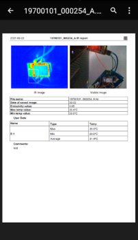 Scaricare Voltcraft Thermal Imaging Strumenti per Android Screenshot 4