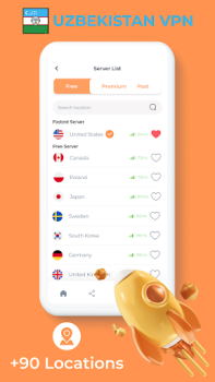 Scaricare Uzbekistan VPN - Private Proxy Strumenti per Android Screenshot 3