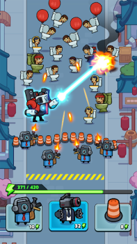 Scaricare Alien Fight: Police vs Zombie Casual per Android Screenshot 2