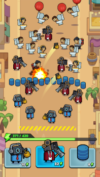 Scaricare Alien Fight: Police vs Zombie Casual per Android Screenshot 5