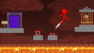 Scaricare Stickman Parkour corsa e salto Avventure per Android Screenshot 6