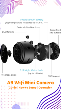 Scaricare A9 Wifi Mini Camera App Guide Strumenti per Android Screenshot 4