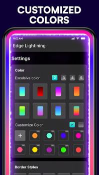 Scaricare Edge Lighting - Colors Border Personalizzazione per Android Screenshot 3