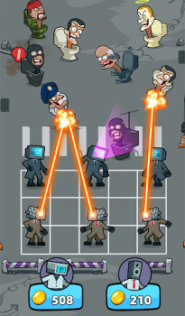 Scaricare Merge War: Monster vs Cyberman Arcade per Android Screenshot 5