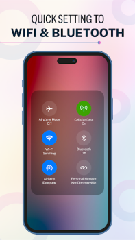 Scaricare iOS 17 - Control Center App Personalizzazione per Android Screenshot 3