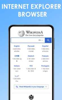 Scaricare Web Browser- Internet Explorer Comunicazione per Android Screenshot 4