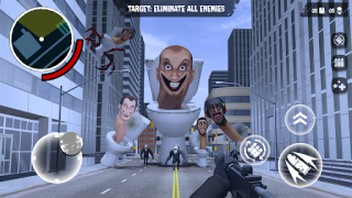 Scaricare Skbidi Toilet War: FPS Shooter Azione per Android Screenshot 3
