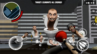 Scaricare Skbidi Toilet War: FPS Shooter Azione per Android Screenshot 4