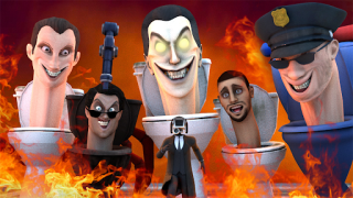 Scaricare Skbidi Toilet War: FPS Shooter Azione per Android Screenshot 6