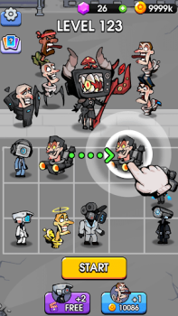 Scaricare Toilet Monster Merge Games Arcade per Android Screenshot 4