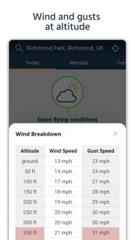Scaricare Dronecast - Weather & Fly Map Meteo per Android Screenshot 3