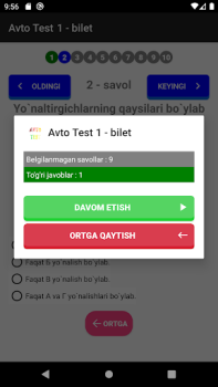 Scaricare Avto Test 1000+ Auto e trasporti per Android Screenshot 4