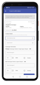 Scaricare Sagar Transport Viaggi per Android Screenshot 7