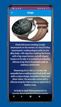 Scaricare GT3 Max Smartwatch guide Educazione per Android Screenshot 3
