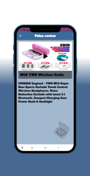Scaricare M19 TWS Wireless Guide Libri e guide per Android Screenshot 5