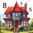 Scaricare  House Color by number game