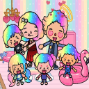 Scaricare  Toka Boka Rainbow Hair Girl