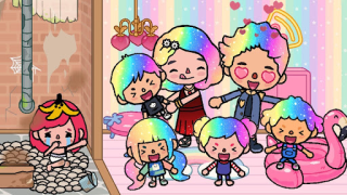 Scaricare Toka Boka Rainbow Hair Girl Intrattenimento per Android Screenshot 2