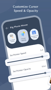 Scaricare Big Phone Mouse - Big Cursor Strumenti per Android Screenshot 5