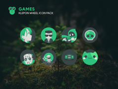 Scaricare Klepon Wheel: Dark Icon Pack Personalizzazione per Android Screenshot 2