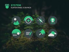Scaricare Klepon Wheel: Dark Icon Pack Personalizzazione per Android Screenshot 4