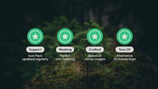 Scaricare Klepon Wheel: Dark Icon Pack Personalizzazione per Android Screenshot 6
