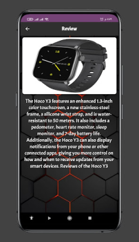 Scaricare Hoco Y3 Smart Watch App Guide Strumenti per Android Screenshot 6