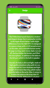 Scaricare T700s Smart Watch guide Strumenti per Android Screenshot 4