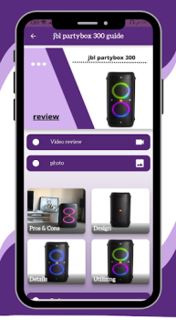 Scaricare jbl partybox 300 guide Educazione per Android Screenshot 3