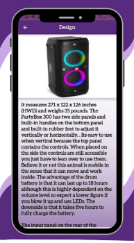 Scaricare jbl partybox 300 guide Educazione per Android Screenshot 4