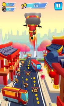 Scaricare Talking Tom Hero Dash Azione per Android Screenshot 2