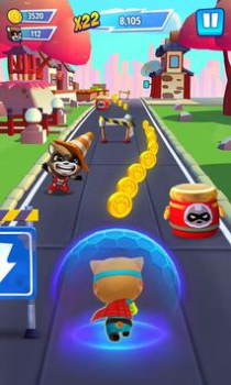 Scaricare Talking Tom Hero Dash Azione per Android Screenshot 3