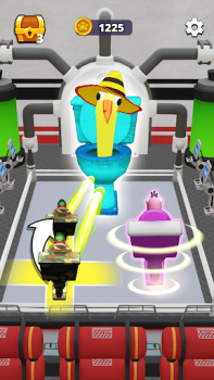 Scaricare Skibidi toilet road fight Simulatori per Android Screenshot 2