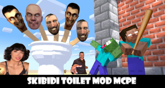Scaricare Skibidi Toilet Mod Minecraft Intrattenimento per Android Screenshot 4