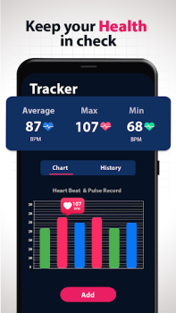 Scaricare Cardiofrequenzimetro: polso Medicina per Android Screenshot 4