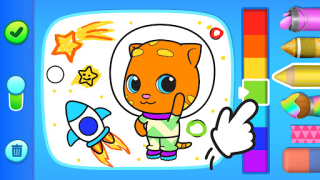 Scaricare Talking Ginger Coloring Educazione per Android Screenshot 5