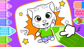 Scaricare Talking Ginger Coloring Educazione per Android Screenshot 7