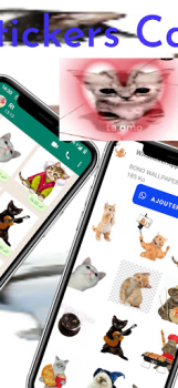 Scaricare meme Adesivi Gatti Comunicazione per Android Screenshot 3