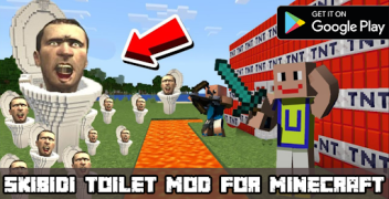 Scaricare Skibidi Toilet 3 mod Minecraft Personalizzazione per Android Screenshot 4